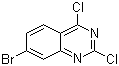 structure of CAS# 959237-68-4, 2,4-Dichloro-7-bromoquinazoline