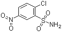 2-氯-5-硝基苯磺酰胺分子结构 (CAS 96-72-0)
