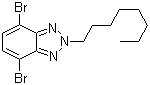 结构式 CAS# 960509-83-5, 4,7-二溴-2-辛基-2H-苯并三唑