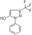 structure of CAS# 96145-98-1, 5-Hydroxy-1-phenyl-3-(trifluoromethyl)-1H-pyrazole;1-Phenyl-3-(trifluoromethyl)-1H-pyrazol-5-ol
