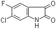 5-Fluoro-6-chloroisatin molecular structure (CAS 96202-57-2)