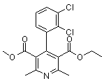 Dehydrofelodipine molecular structure (CAS 96382-71-7)