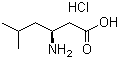 L-beta-Homoleucine hydrochloride molecular structure (CAS 96386-92-4)