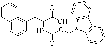 structure of CAS# 96402-49-2, (S)-N-Fmoc-1-Naphthylalanine;Fmoc-3-(1-Naphthyl)-L-alanine; N-(9-Fluorenylmethoxycarbonyl)-1-naphthyl-L-alanine