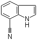 structure of CAS# 96631-87-7, 7-Cyanoindole;7-Cyano-1H-indole; 1H-Indole-7-carbonitrile