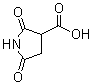 structure of CAS# 96905-69-0, 2,5-Dioxo-3-pyrrolidinecarboxylic acid