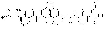 4-10-神经激肽 A分子结构 (CAS 97559-35-8)