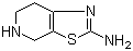 结构式 CAS# 97817-23-7, 4,5,6,7-四氢噻唑并[5,4-c]吡啶-2-胺