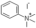 structure of CAS# 98-04-4, Phenyltrimethylammonium iodide;Trimethylphenylammonium iodide; N,N,N-Trimethylanilinium iodide