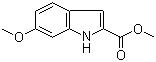 结构式 CAS# 98081-83-5, 6-甲氧基吲哚-2-羧酸甲酯