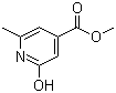 2-羟基-6-甲基异烟酸甲酯分子结构 (CAS 98491-78-2)