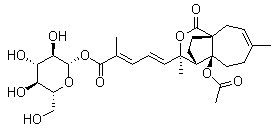 structure of CAS# 98891-44-2, Pseudolaric acid A beta-D-glucoside