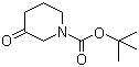 1-Boc-3-piperidone molecular structure (CAS 98977-36-7)