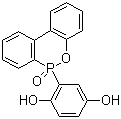 structure of CAS# 99208-50-1, 10-(2,5-Dihydroxyphenyl)-10H-9-oxa-10-phospha-phenantbrene-10-oxide;HCA-HQ