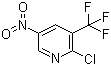 2-Chloro-3-trifluoromethyl-5-nitropyridine molecular structure (CAS 99368-67-9)