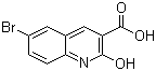 6-Bromo-2-hydroxyquinoline-3-carboxylic acid molecular structure (CAS 99465-06-2)