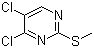 4,5-Dichloro-2-(methylthio)pyrimidine molecular structure (CAS 99469-85-9)