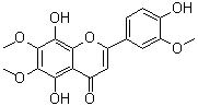 5,8,4'-Trihydroxy-6,7,3'-trimethoxyflavone molecular structure (CAS 99615-01-7)