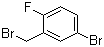 结构式 CAS# 99725-12-9, 2-氟-5-溴苄溴